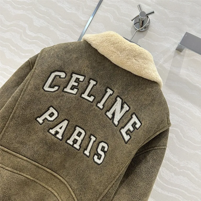 Celine shearling coat